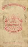 The back of Cpl W Morris photograph 1850's showing the photographers stamp from Jeannine Nolan (Australia)
