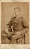 Cpl W Morris on The Curragh Camp 1850's photograph by Jeannine Nolan (Australia)